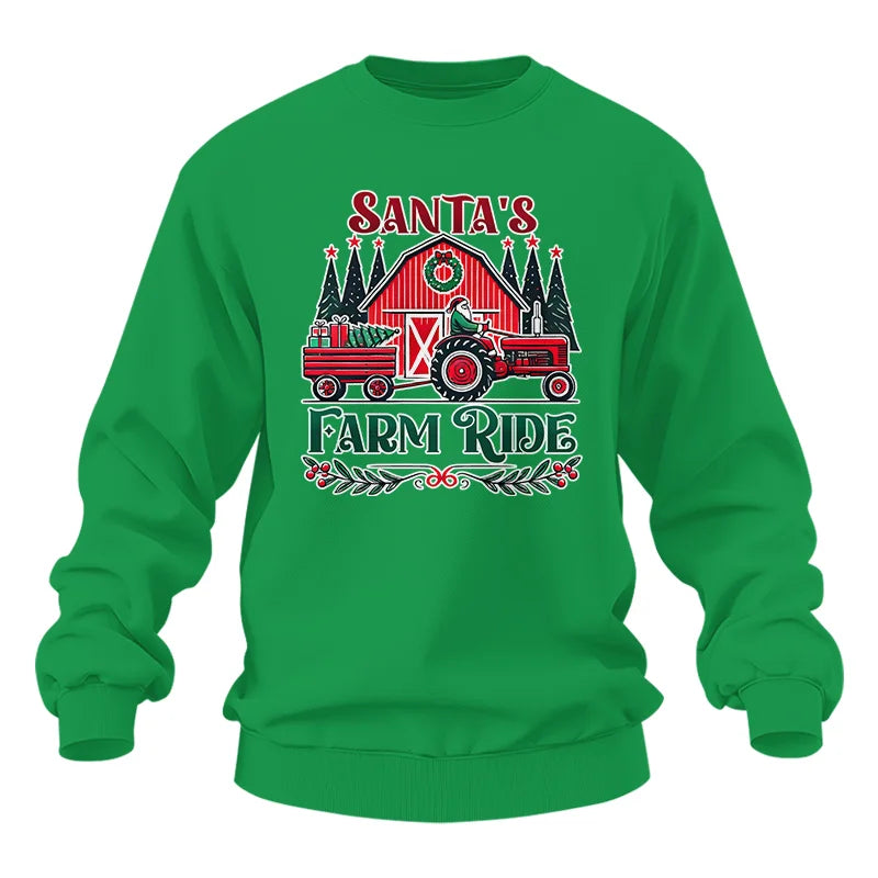 Santa's Farm Ride 1 - Unisex Heavy Blend™ Crewneck Sweatshirt