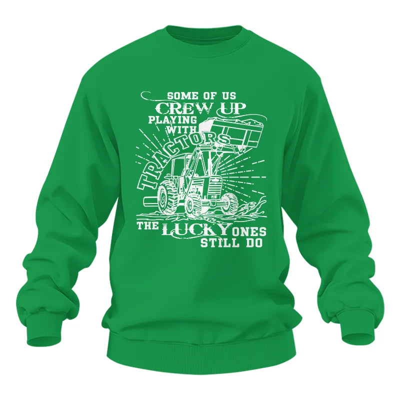 Some Of Us Grew Up Playing With Tractors 1 - Unisex Heavy Blend™ Crewneck Sweatshirt