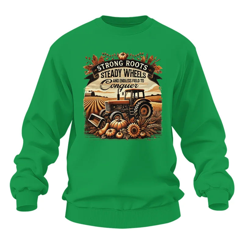 Thanksgiving Farmer Endless Fields To Conquer 2 - Unisex Heavy Blend™ Crewneck Sweatshirt