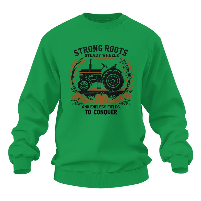 Thanksgiving Farmer Endless Fields To Conquer 3 - Unisex Heavy Blend™ Crewneck Sweatshirt