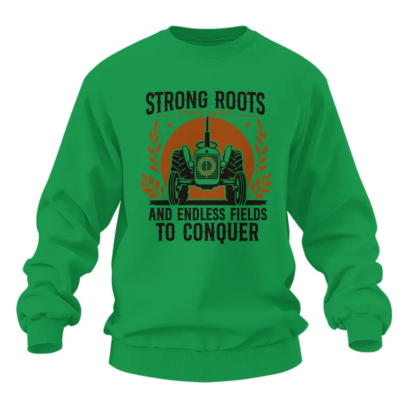 Thanksgiving Farmer Endless Fields To Conquer 4 - Unisex Heavy Blend™ Crewneck Sweatshirt