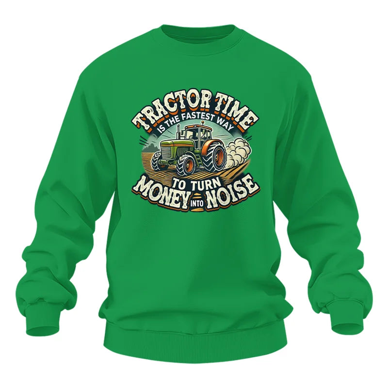 Image of Tractor Time To Turn Money Into Noise - Unisex Heavy Blend™ Crewneck Sweatshirt