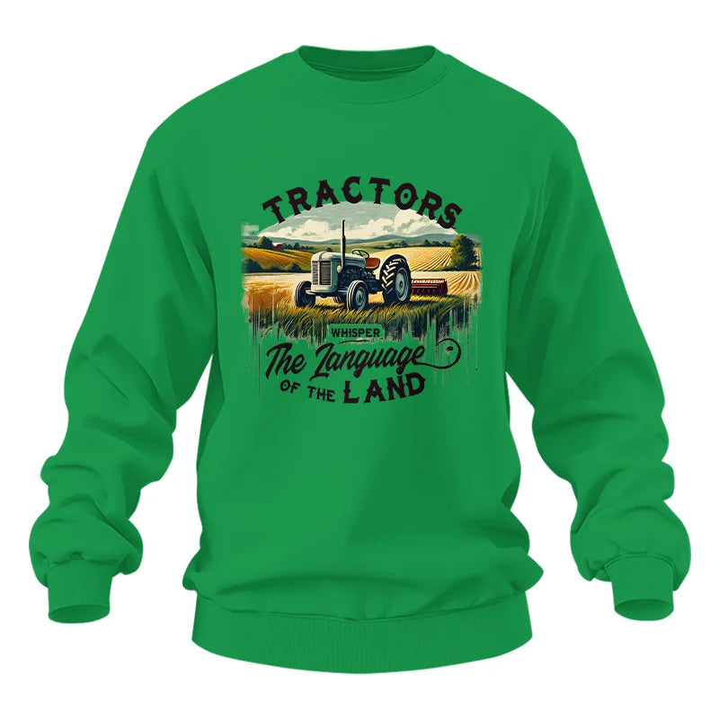 Tractors Whisper The Language Of The Land 2 - Unisex Heavy Blend™ Crewneck Sweatshirt