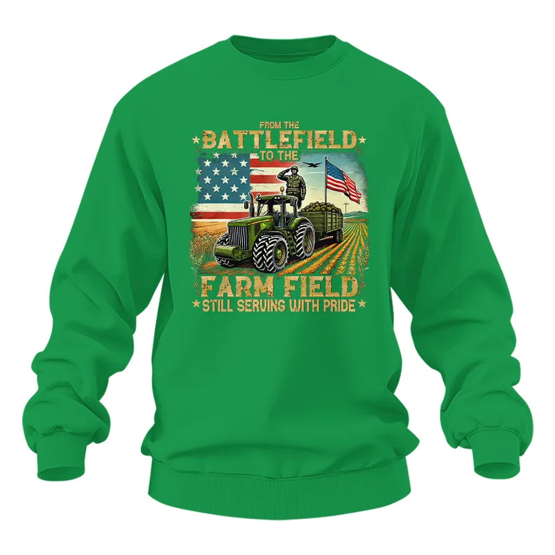 Veteran Farmer From The Battlefield To The Farm Field 2 - Unisex Heavy Blend™ Crewneck Sweatshirt