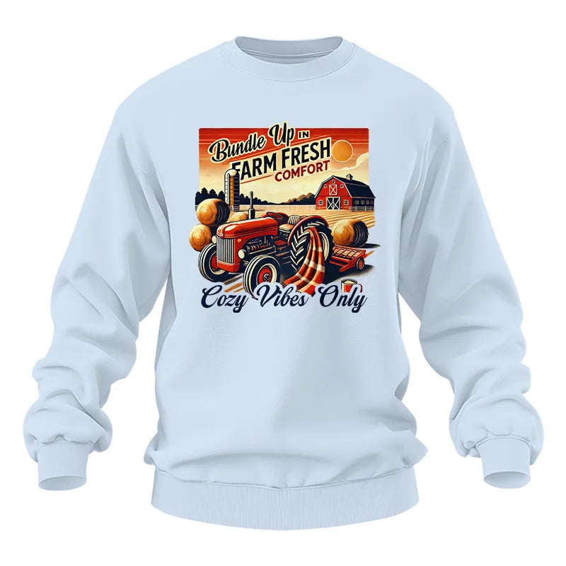 Image of Bundle Up in Farm Fresh Comfort_Cozy Vibes Only 2 - Unisex Heavy Blend™ Crewneck Sweatshirt