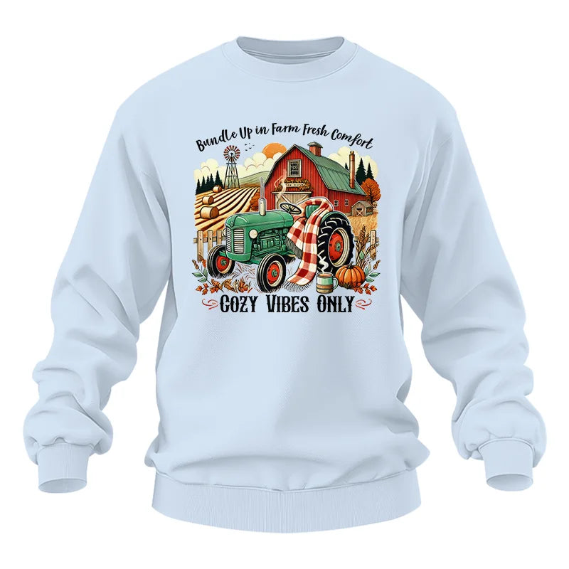 Image of Bundle Up in Farm Fresh Comfort_Cozy Vibes Only - Unisex Heavy Blend™ Crewneck Sweatshirt