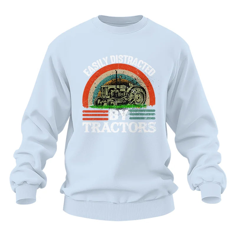 Image of Easily Distracted By Tractors - Unisex Heavy Blend™ Crewneck Sweatshirt