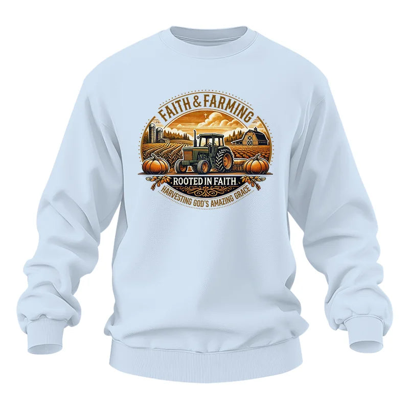 Image of Faith And Farming 1 - Unisex Heavy Blend™ Crewneck Sweatshirt