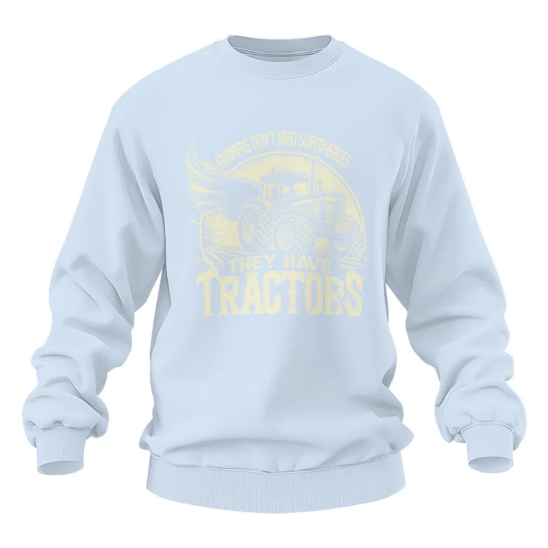 Farmers Don’t Need Superheroes They Have Tractors - Unisex Heavy Blend™ Crewneck Sweatshirt