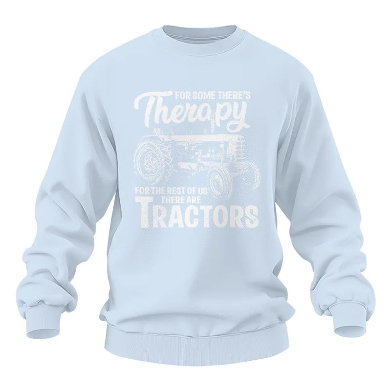 Funny Farmer Therapy Vintage Tractor Lover - Unisex Heavy Blend™ Crewneck Sweatshirt