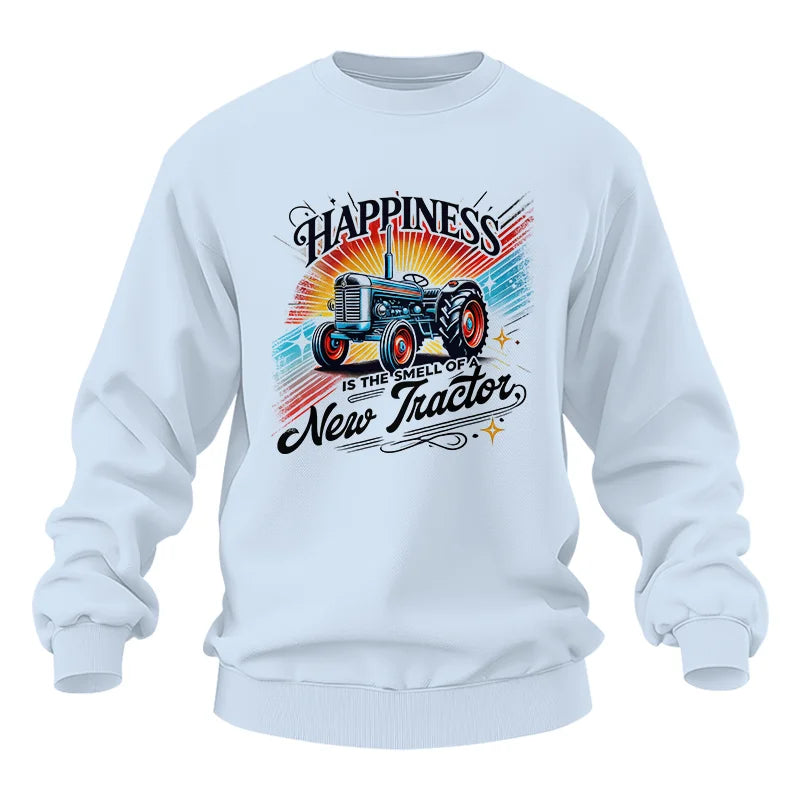 Happiness Is The Smell Of A New Tractor - Unisex Heavy Blend™ Crewneck Sweatshirt