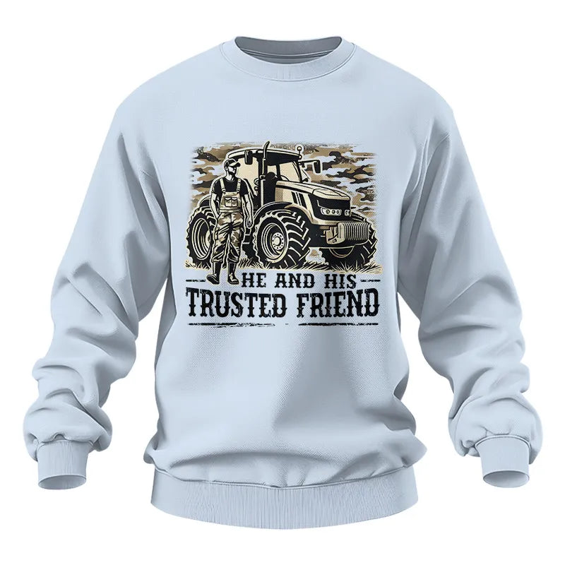 He and His Trusted Friend - Unisex Heavy Blend™ Crewneck Sweatshirt