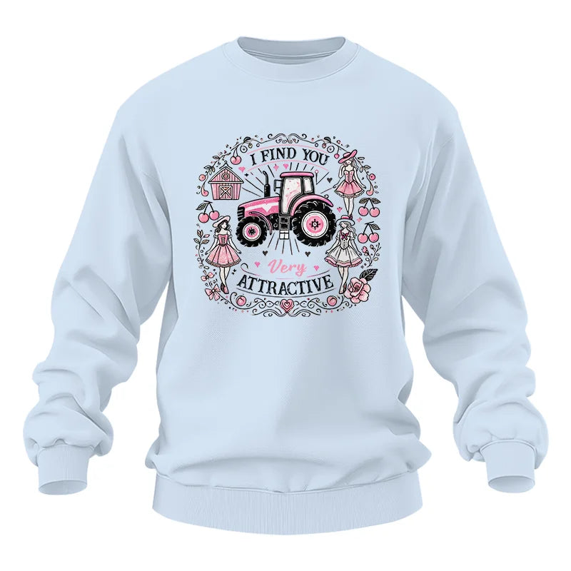 Image of I Find You Very Attractive Pink Cherry - Unisex Heavy Blend™ Crewneck Sweatshirt