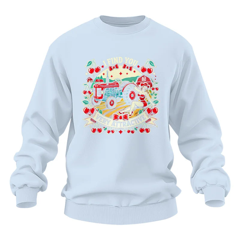 Image of I Find You Very Attractive Red Cherry - Unisex Heavy Blend™ Crewneck Sweatshirt