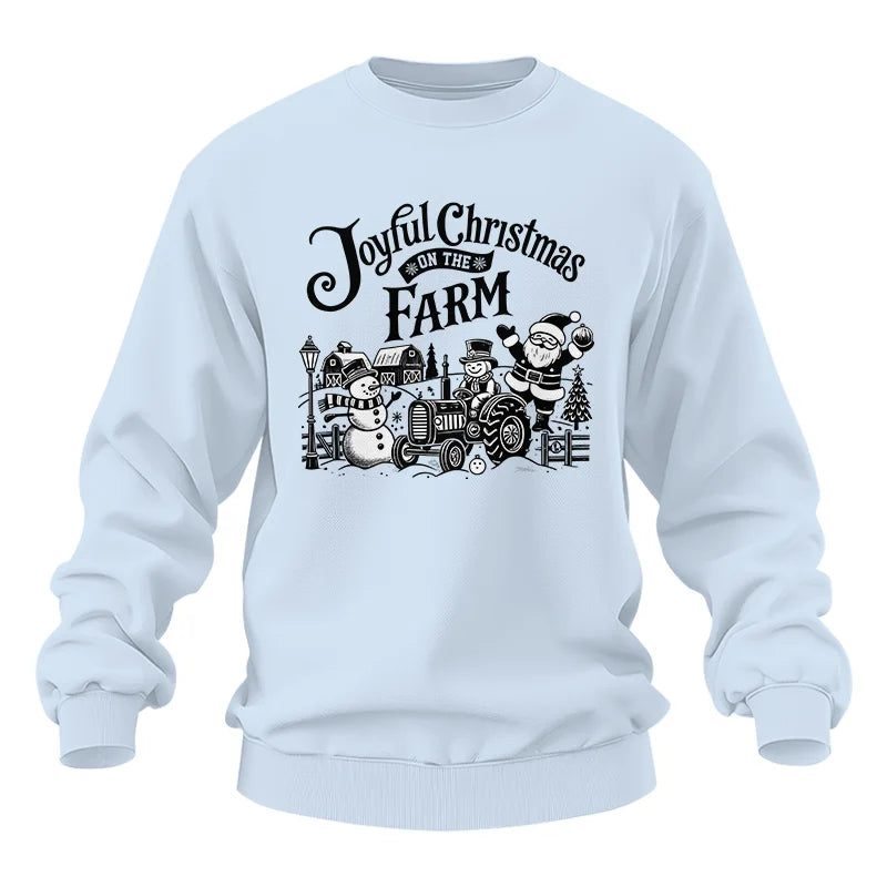 Image of Joyful Christmas On The Farm 1 - Unisex Heavy Blend™ Crewneck Sweatshirt