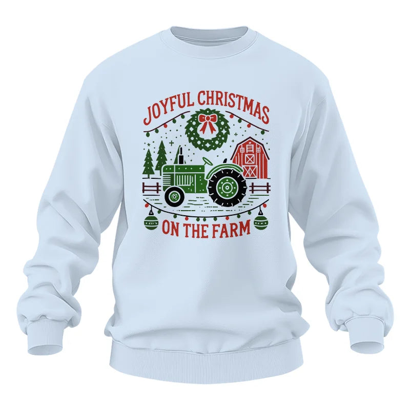 Joyful Christmas On The Farm 3 - Unisex Heavy Blend™ Crewneck Sweatshirt