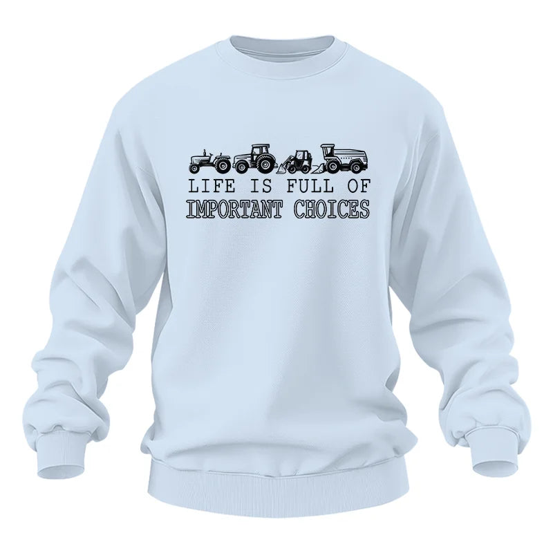 Image of Life Is Full Of Important Choices 14 - Unisex Heavy Blend™ Crewneck Sweatshirt