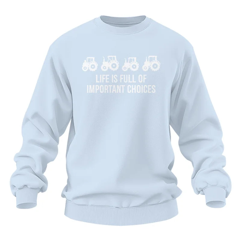 Image of Life Is Full Of Important Choices 18 - Unisex Heavy Blend™ Crewneck Sweatshirt