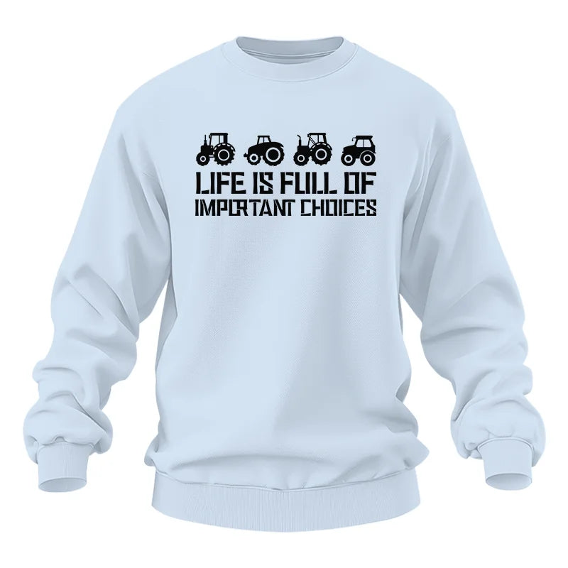 Image of Life Is Full Of Important Choices 20 - Unisex Heavy Blend™ Crewneck Sweatshirt