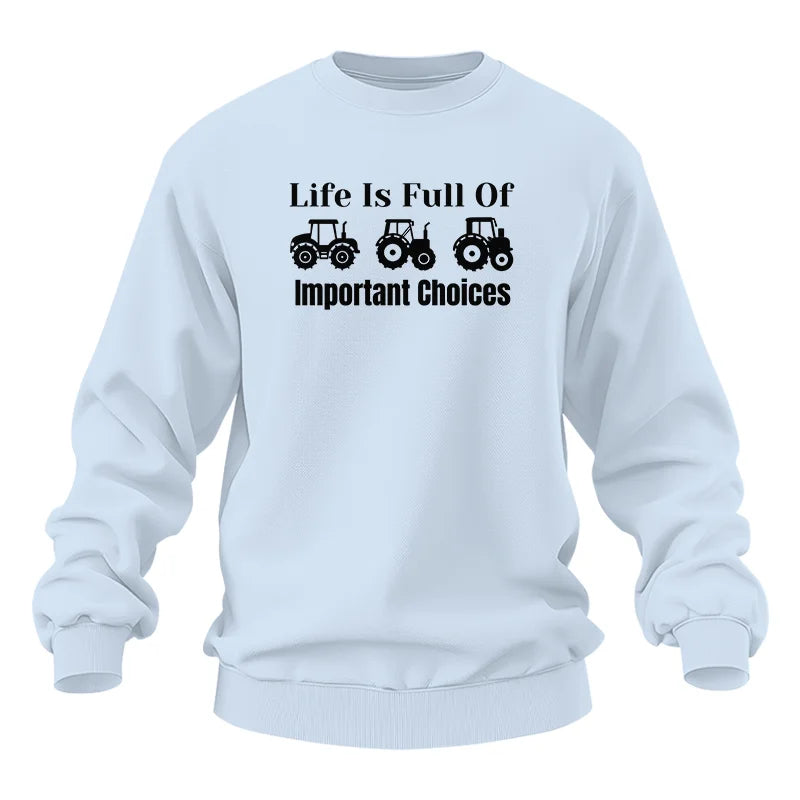 Image of Life Is Full Of Important Choices 22 - Unisex Heavy Blend™ Crewneck Sweatshirt