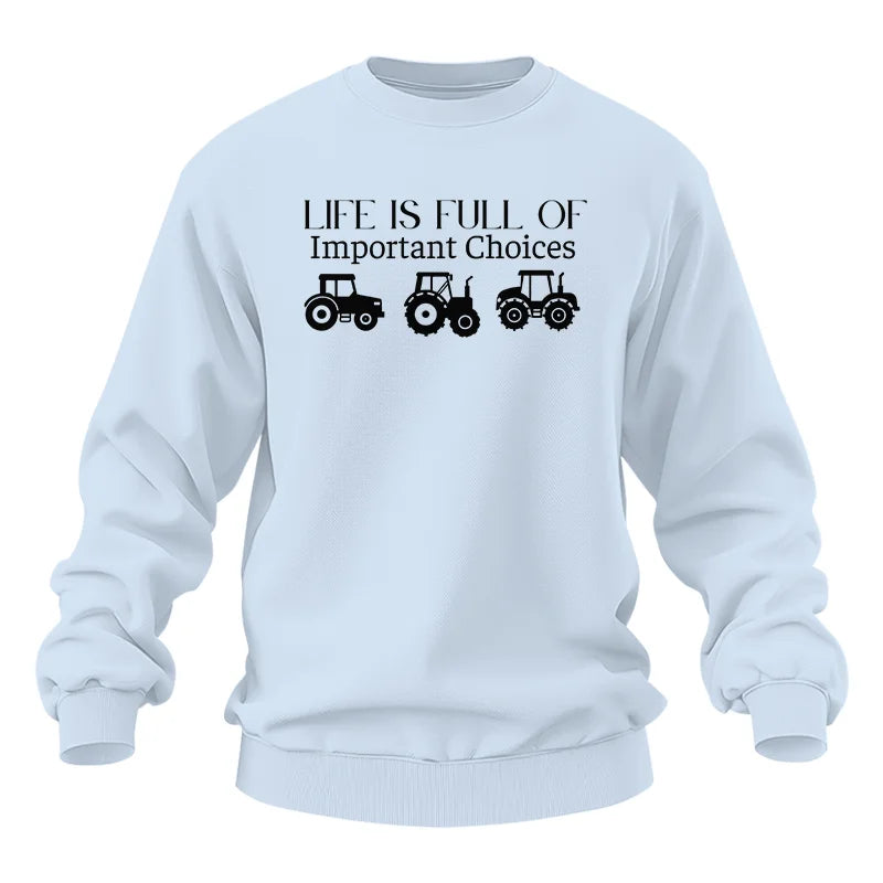 Image of Life Is Full Of Important Choices 23 - Unisex Heavy Blend™ Crewneck Sweatshirt