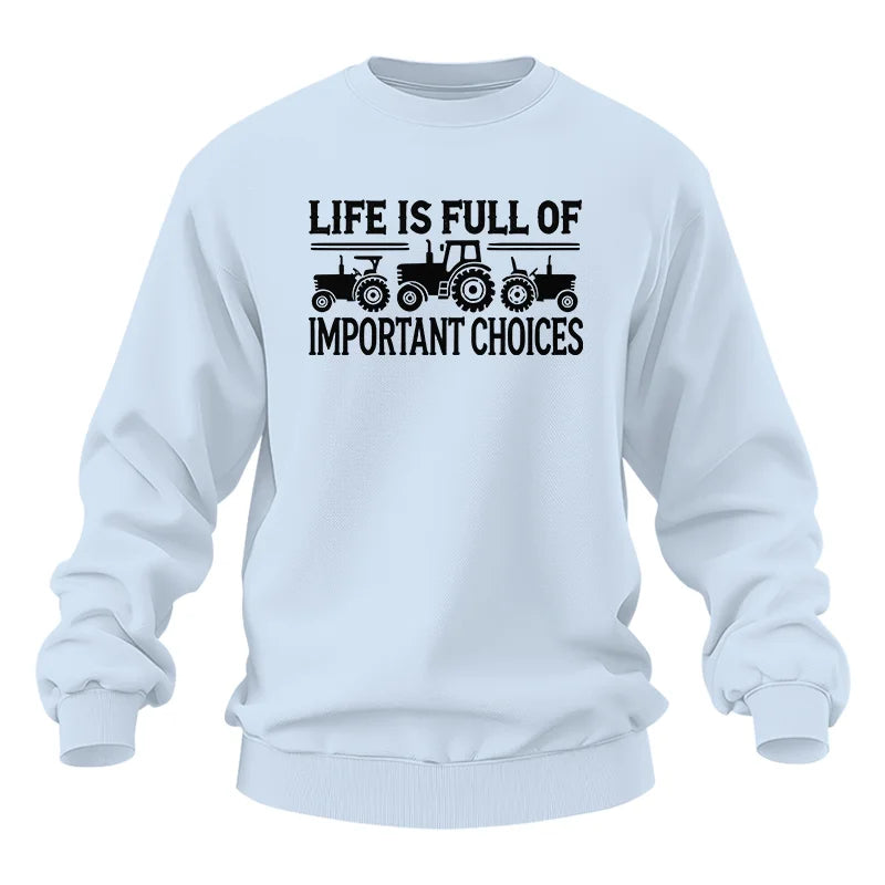 Image of Life Is Full Of Important Choices 24 - Unisex Heavy Blend™ Crewneck Sweatshirt