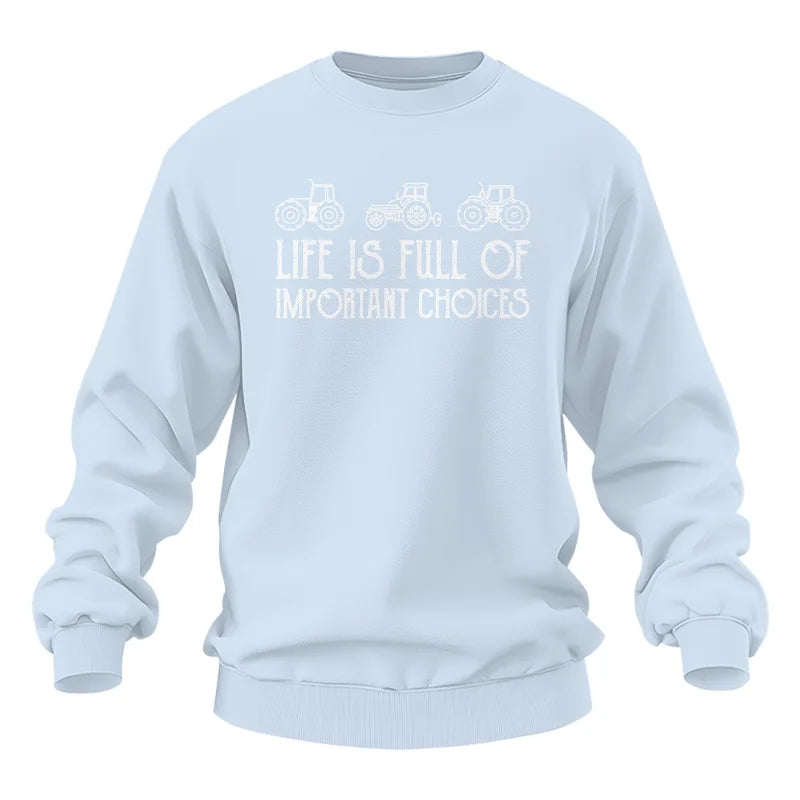 Image of Life Is Full Of Important Choices 7 - Unisex Heavy Blend™ Crewneck Sweatshirt