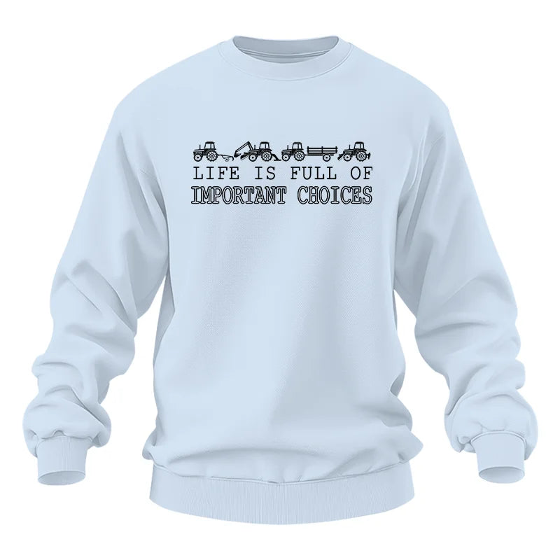 Image of Life Is Full Of Important Choices 8 - Unisex Heavy Blend™ Crewneck Sweatshirt