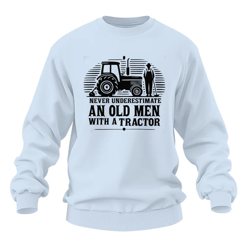 Image of Never Underestimate An Old Men With A Tractor - Unisex Heavy Blend™ Crewneck Sweatshirt