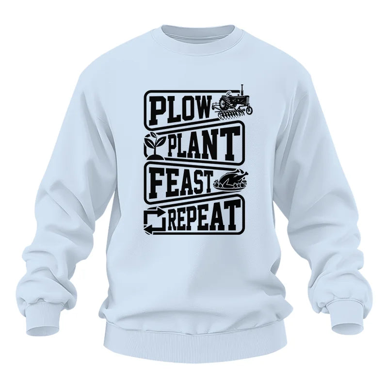 Image of Plow Plant Feast Repeat 1 - Unisex Heavy Blend™ Crewneck Sweatshirt