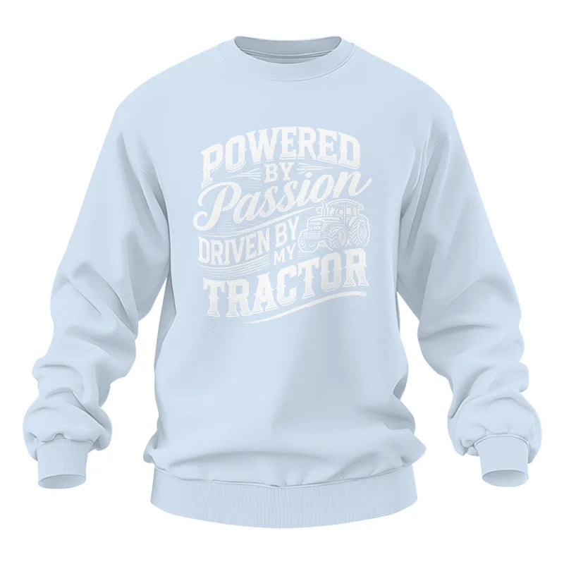 Powered By Passion Driven By My Tractor 2 - Unisex Heavy Blend™ Crewneck Sweatshirt