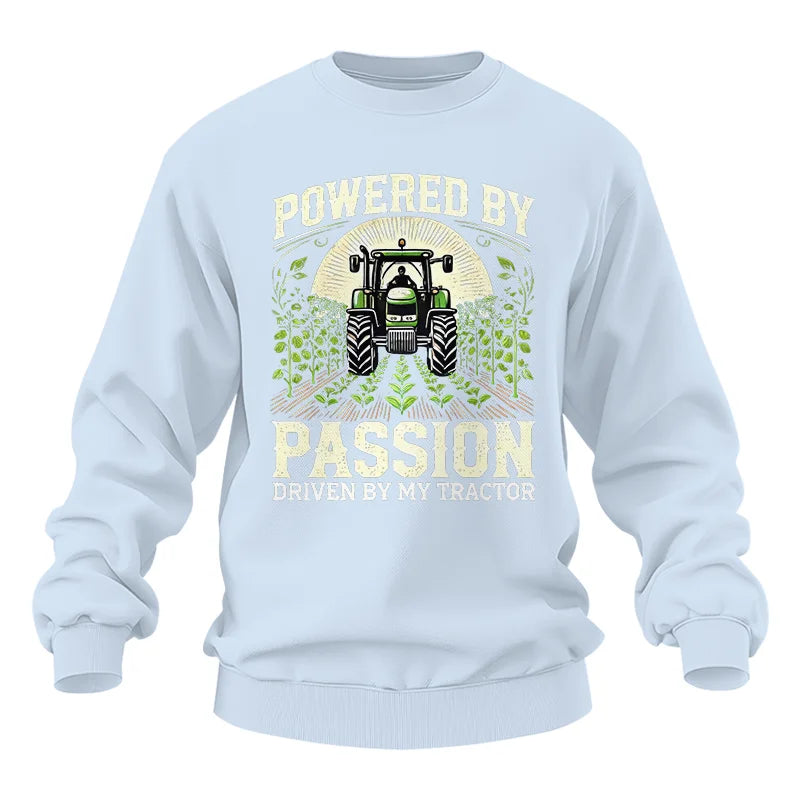 Powered By Passion Driven By My Tractor 3 - Unisex Heavy Blend™ Crewneck Sweatshirt