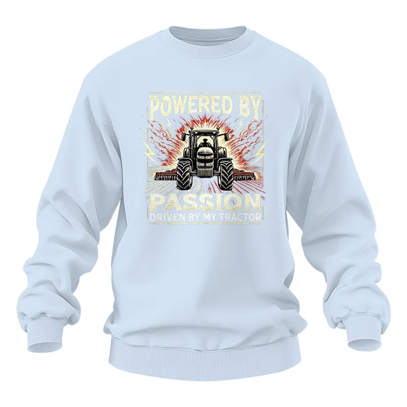 Powered By Passion Driven By My Tractor 4 - Unisex Heavy Blend™ Crewneck Sweatshirt