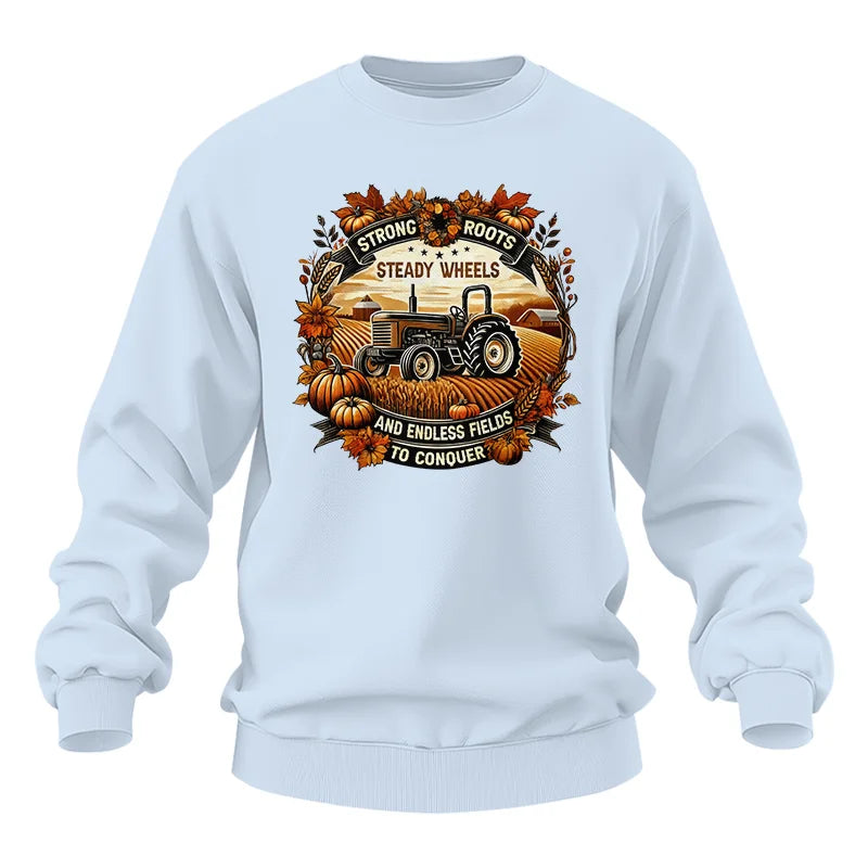 Thanksgiving Farmer Endless Fields To Conquer 1 - Unisex Heavy Blend™ Crewneck Sweatshirt