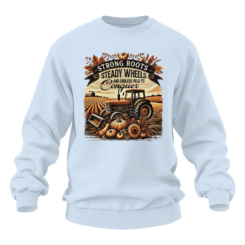 Thanksgiving Farmer Endless Fields To Conquer 2 - Unisex Heavy Blend™ Crewneck Sweatshirt