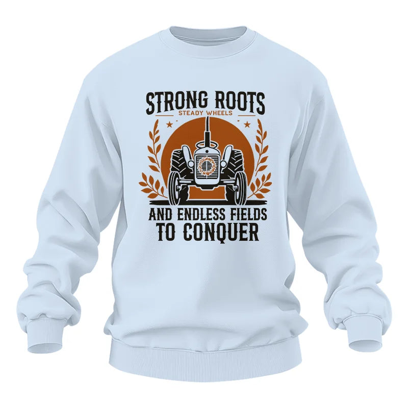 Image of Thanksgiving Farmer Endless Fields To Conquer 4 - Unisex Heavy Blend™ Crewneck Sweatshirt