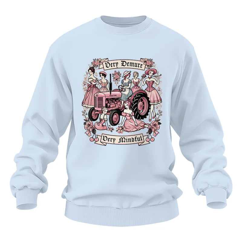 Very Demure Very Mindful Tractor - Unisex Heavy Blend™ Crewneck Sweatshirt