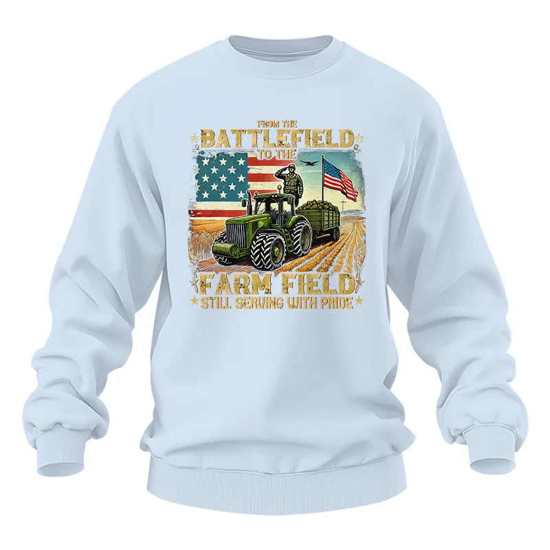 Veteran Farmer From The Battlefield To The Farm Field 2 - Unisex Heavy Blend™ Crewneck Sweatshirt