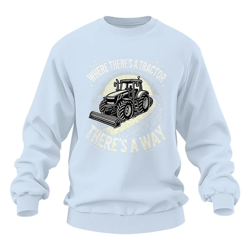 Image of Where There's A Tractor There's A Way 1 - Unisex Heavy Blend™ Crewneck Sweatshirt