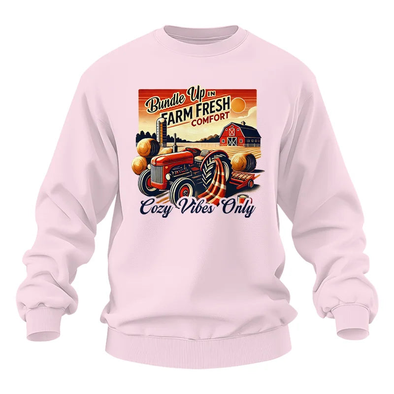 Image of Bundle Up in Farm Fresh Comfort_Cozy Vibes Only 2 - Unisex Heavy Blend™ Crewneck Sweatshirt