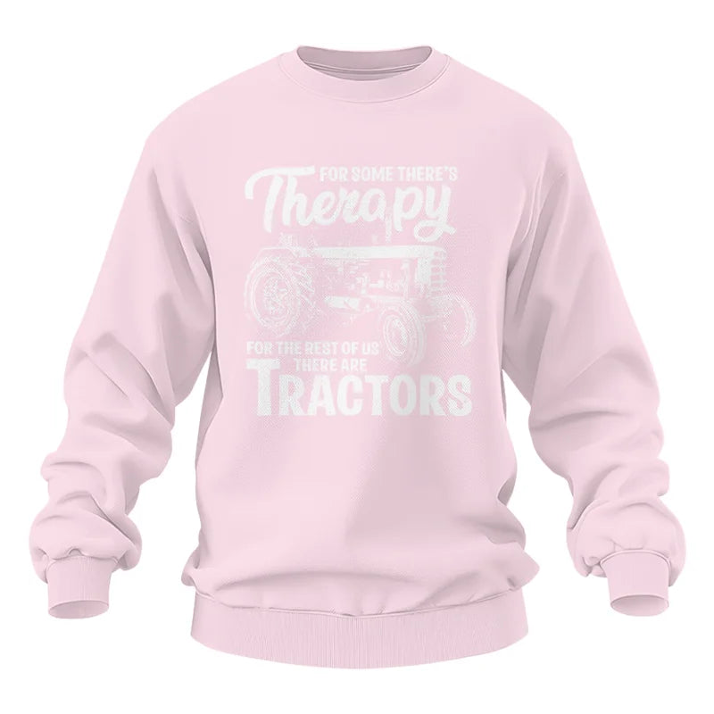 Funny Farmer Therapy Vintage Tractor Lover - Unisex Heavy Blend™ Crewneck Sweatshirt