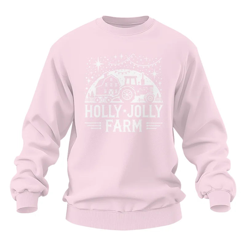 Holly Jolly Farm 2 - Unisex Heavy Blend™ Crewneck Sweatshirt