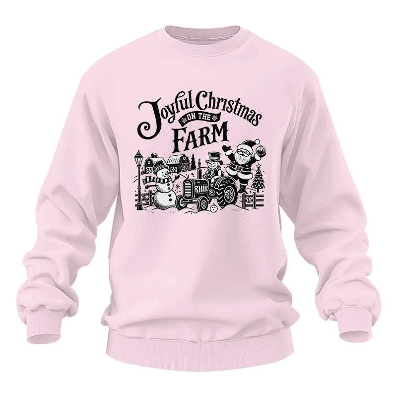 Joyful Christmas On The Farm 1 - Unisex Heavy Blend™ Crewneck Sweatshirt