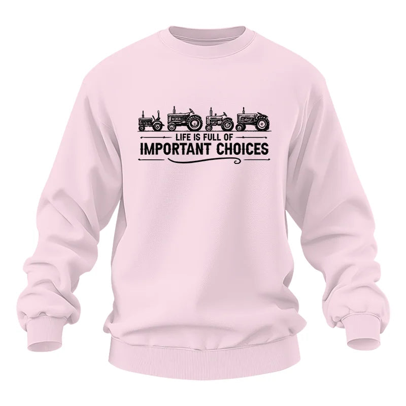 Life Is Full Of Important Choices 12 - Unisex Heavy Blend™ Crewneck Sweatshirt