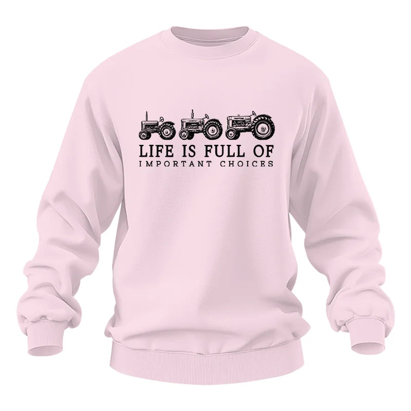 Life Is Full Of Important Choices 13 - Unisex Heavy Blend™ Crewneck Sweatshirt