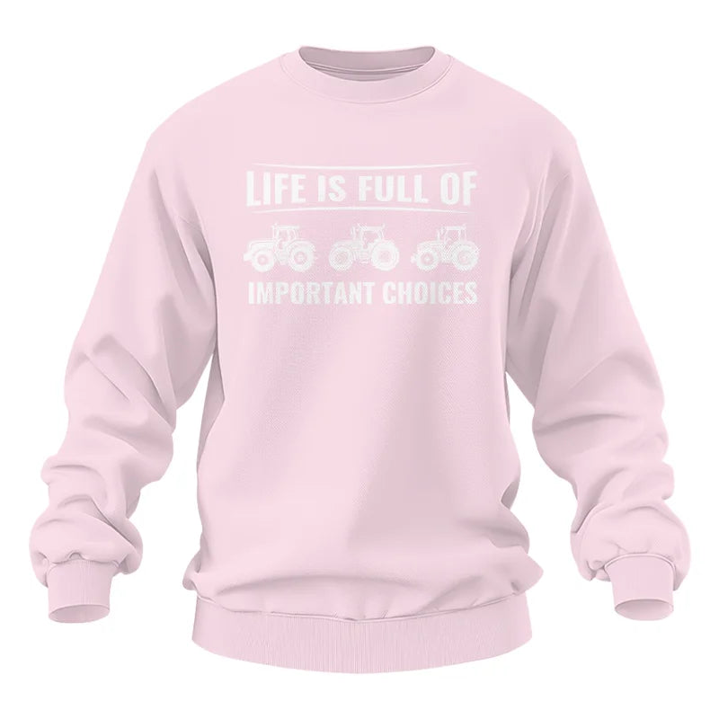 Life Is Full Of Important Choices 16 - Unisex Heavy Blend™ Crewneck Sweatshirt