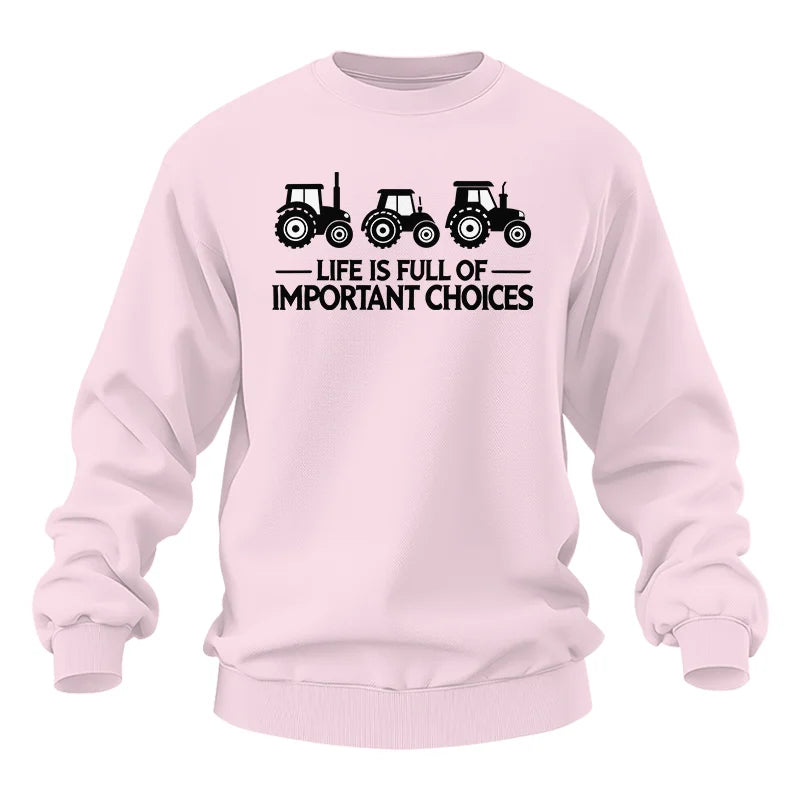 Life Is Full Of Important Choices 17 - Unisex Heavy Blend™ Crewneck Sweatshirt