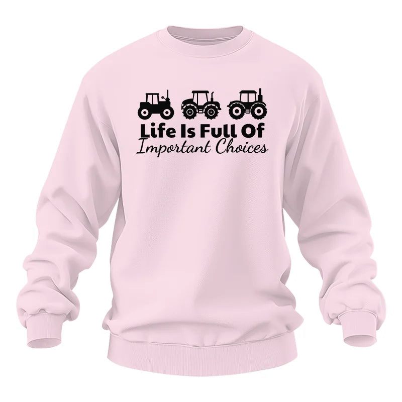 Image of Life Is Full Of Important Choices 19 - Unisex Heavy Blend™ Crewneck Sweatshirt