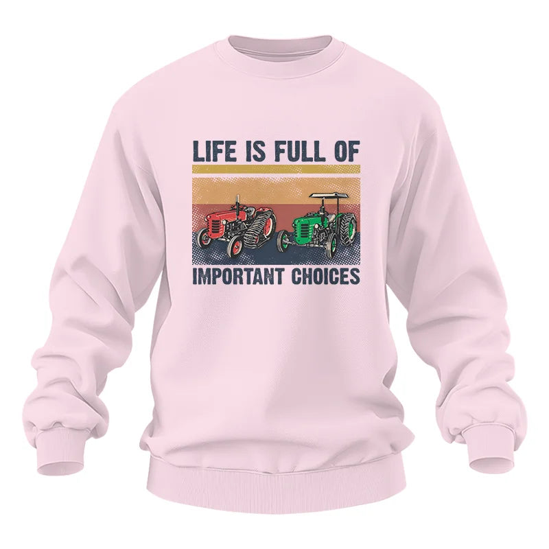 Life Is Full Of Important Choices 37 - Unisex Heavy Blend™ Crewneck Sweatshirt