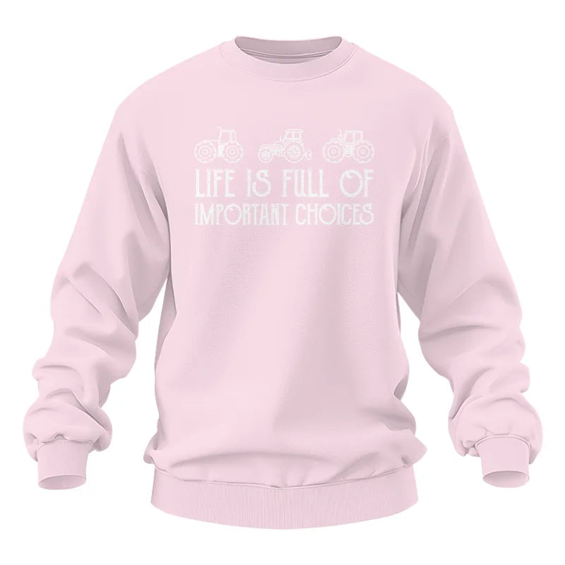 Life Is Full Of Important Choices 7 - Unisex Heavy Blend™ Crewneck Sweatshirt